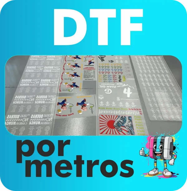 Transfer DTF por metros