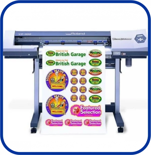 Vinilo eco solvente. Imagen de portada de plotter de impresión ecosolvente vp300